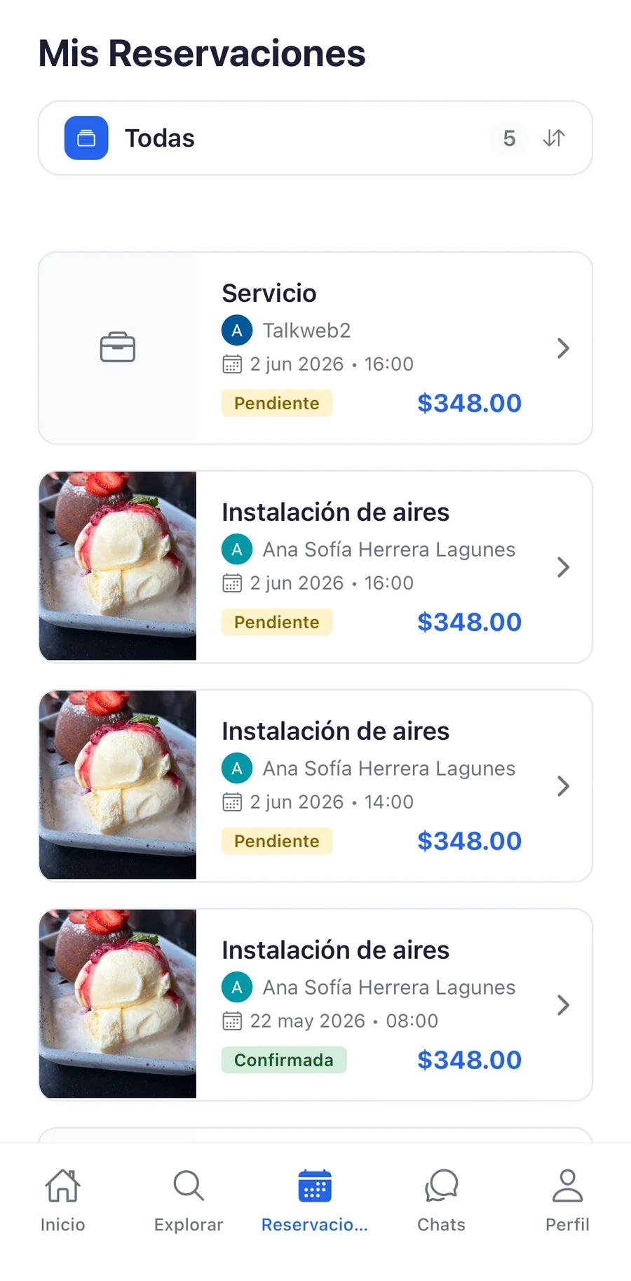 App del cliente — captura 5 de 8