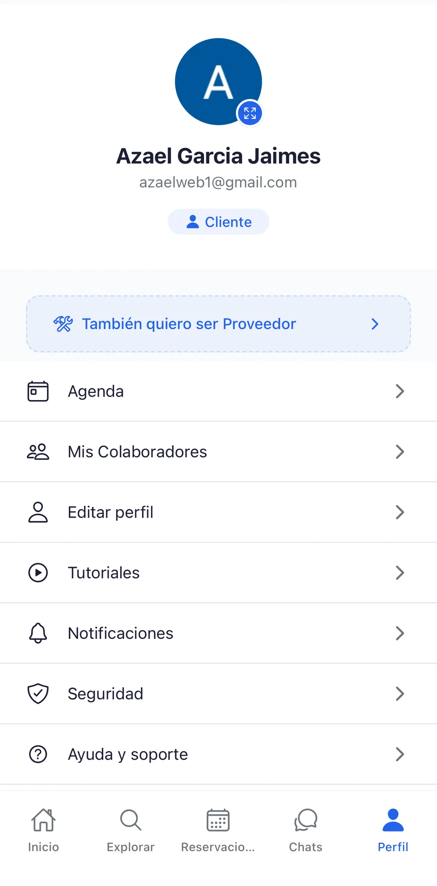 App del cliente — captura 8 de 8