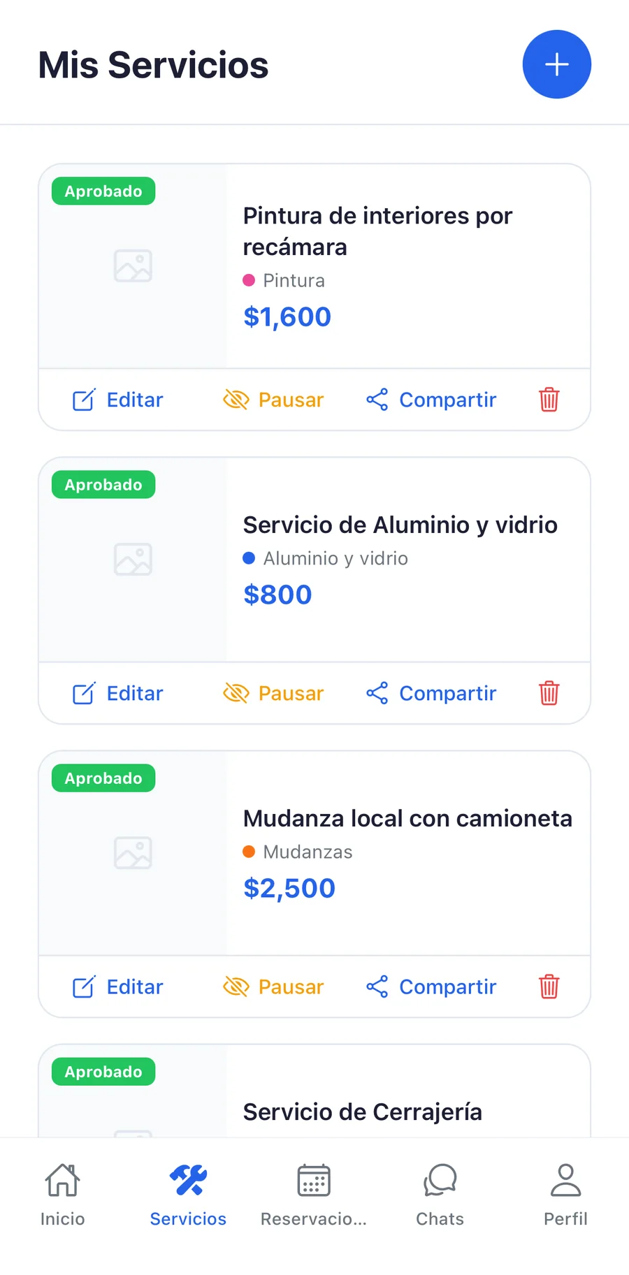 App del proveedor — captura 3 de 10