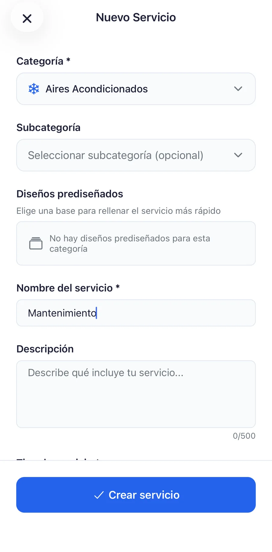 App del proveedor — captura 4 de 10