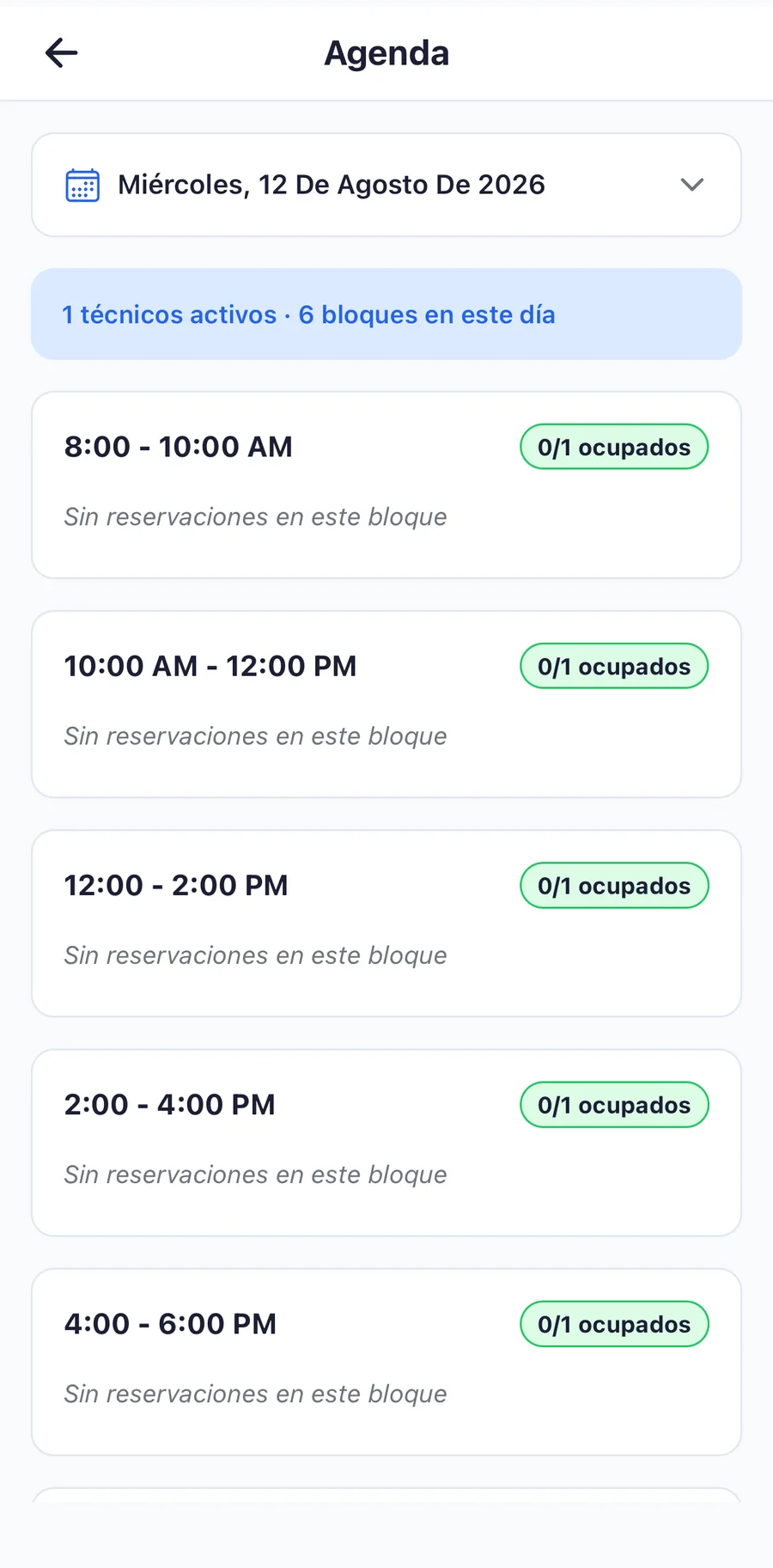 App del proveedor — captura 7 de 10