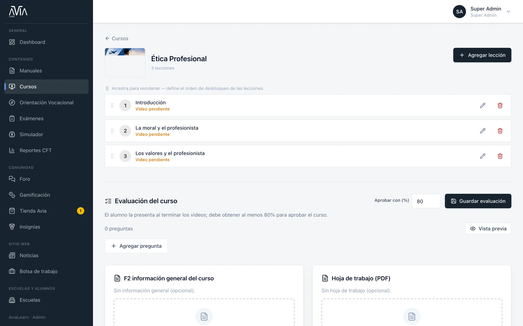 Panel administrador — captura 5 de 11