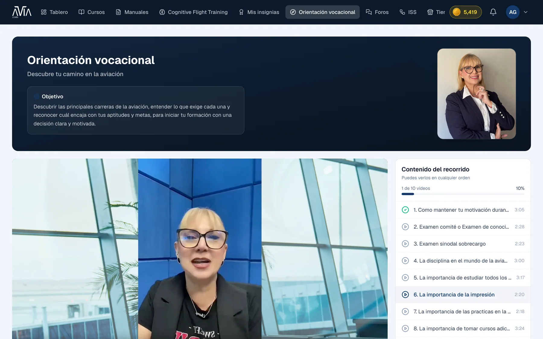Portal del alumno — captura 8 de 9