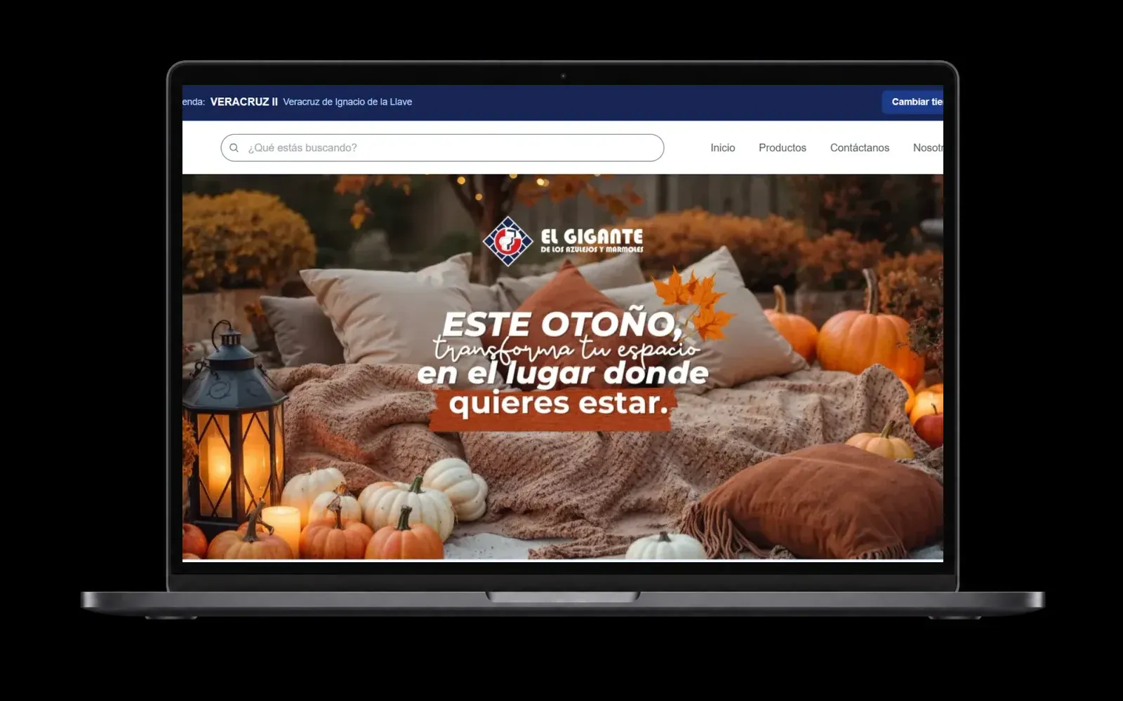 Interfaz de Gigante de los Azulejos