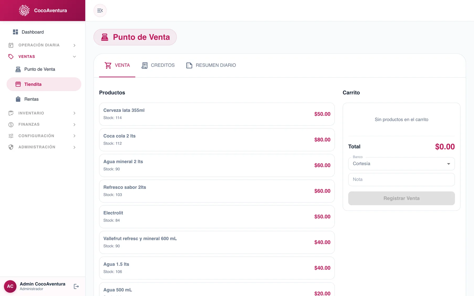 Punto de venta, tiendita y rentas — captura 2 de 5
