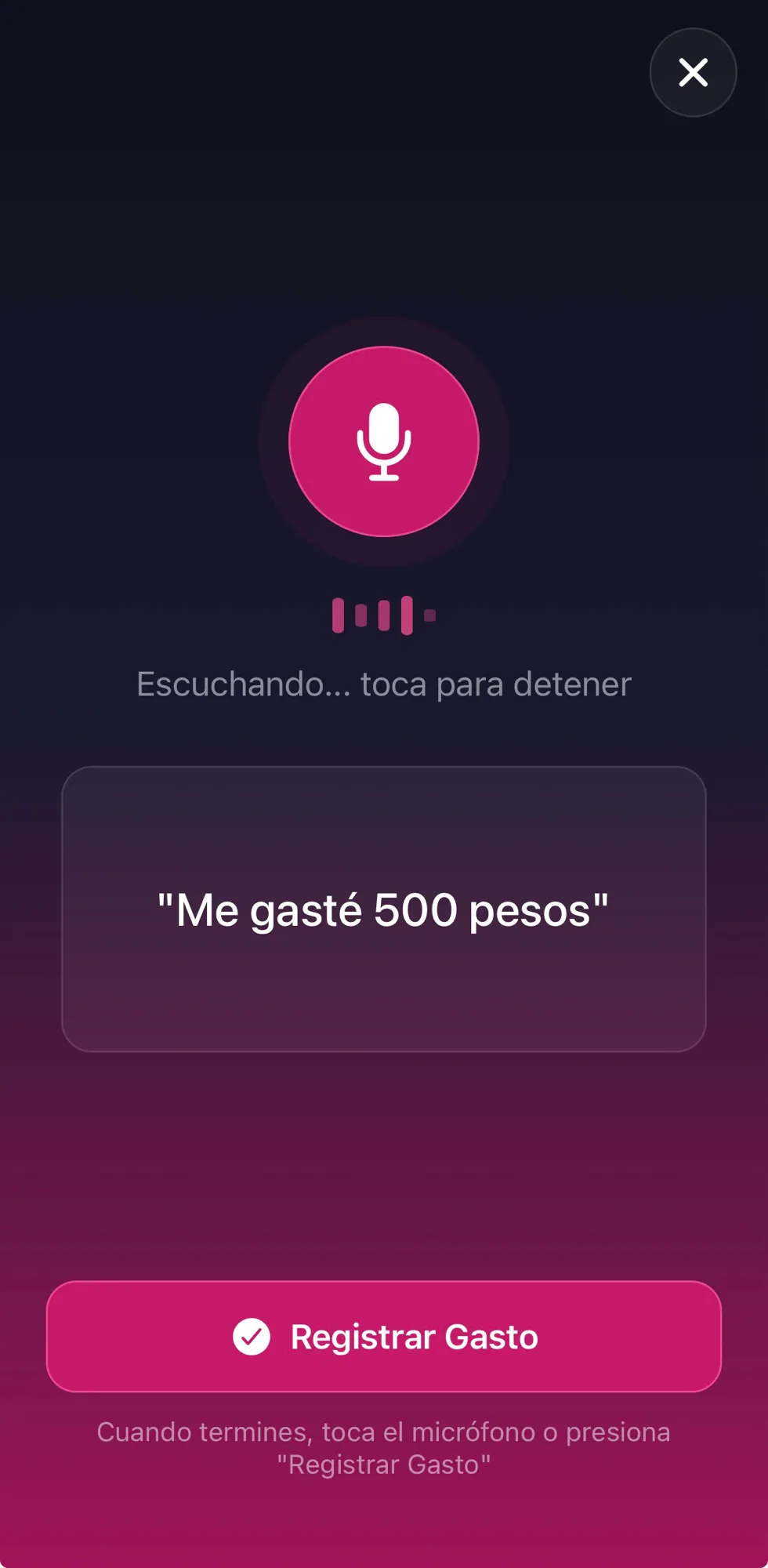 Captura inteligente con IA — captura 2 de 3
