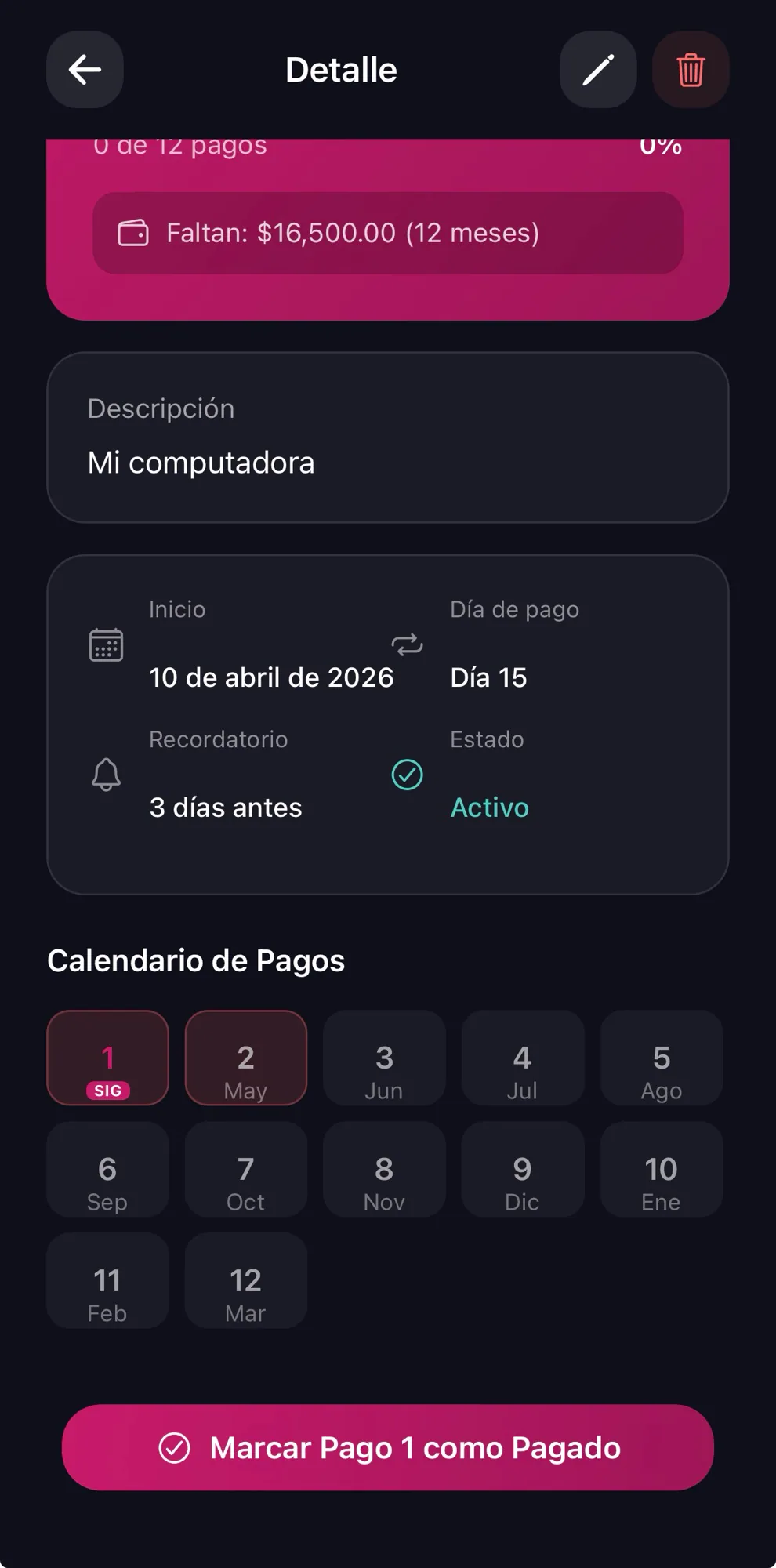 Pagos programados y a meses — captura 3 de 4