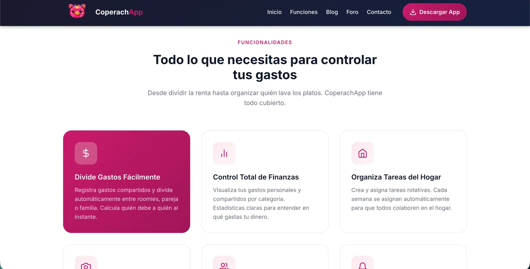 Sitio web — captura 2 de 5
