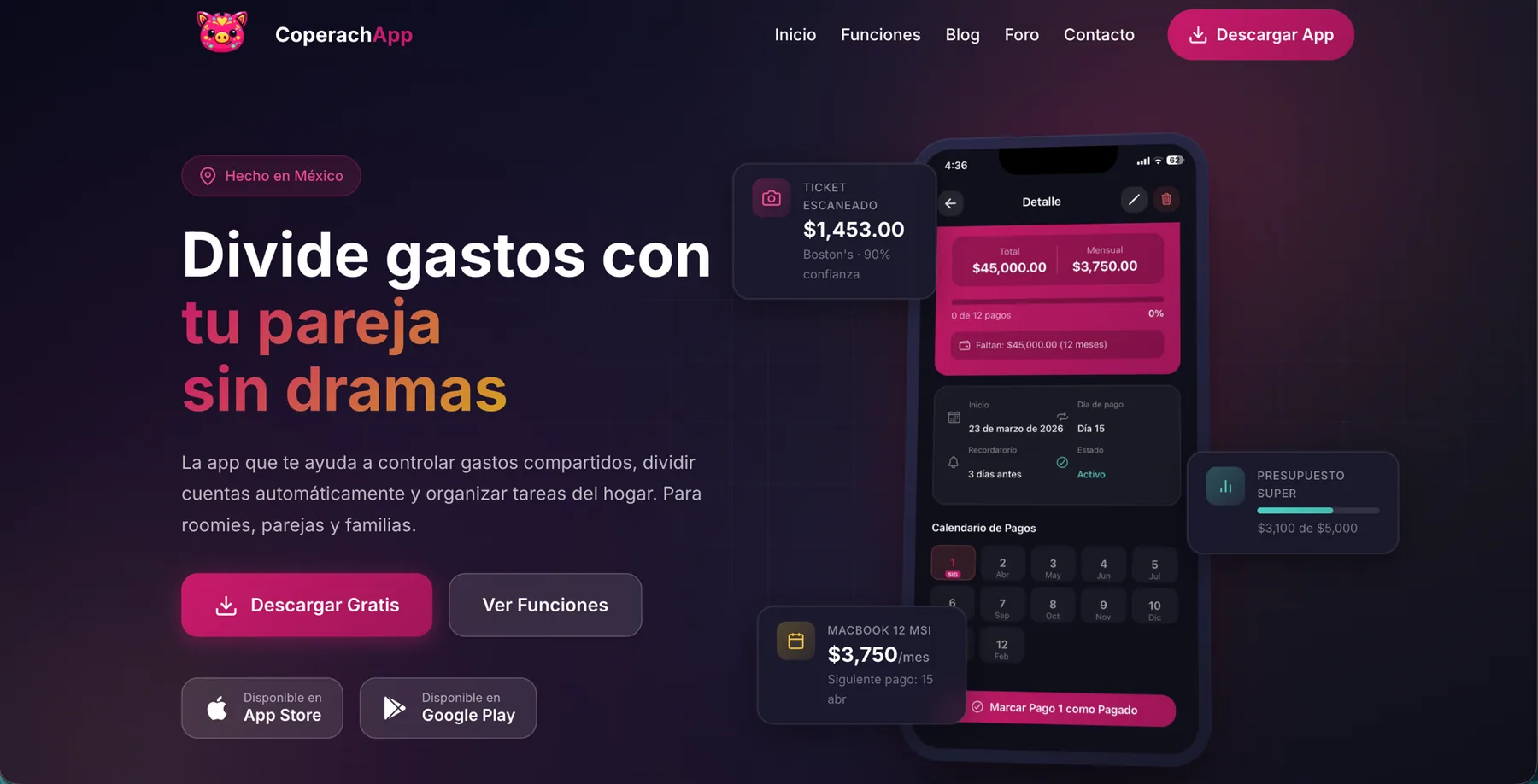 Sitio web — captura 1 de 5