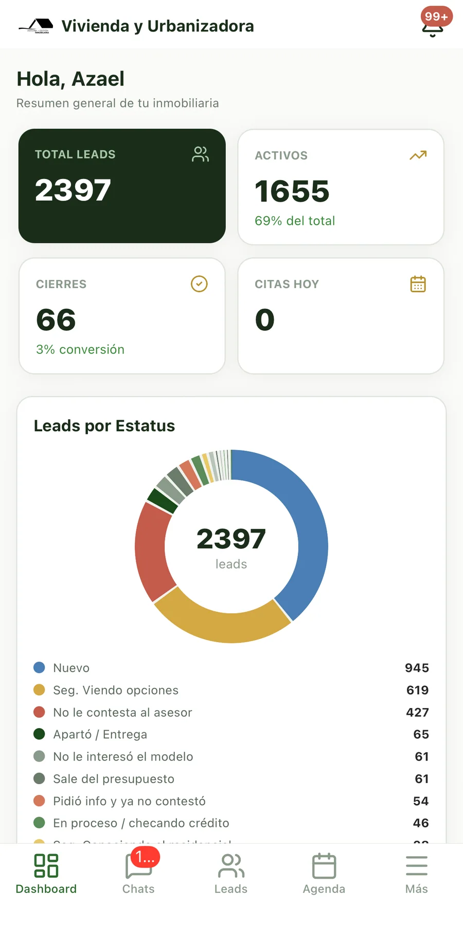 App móvil para asesores — captura 3 de 9