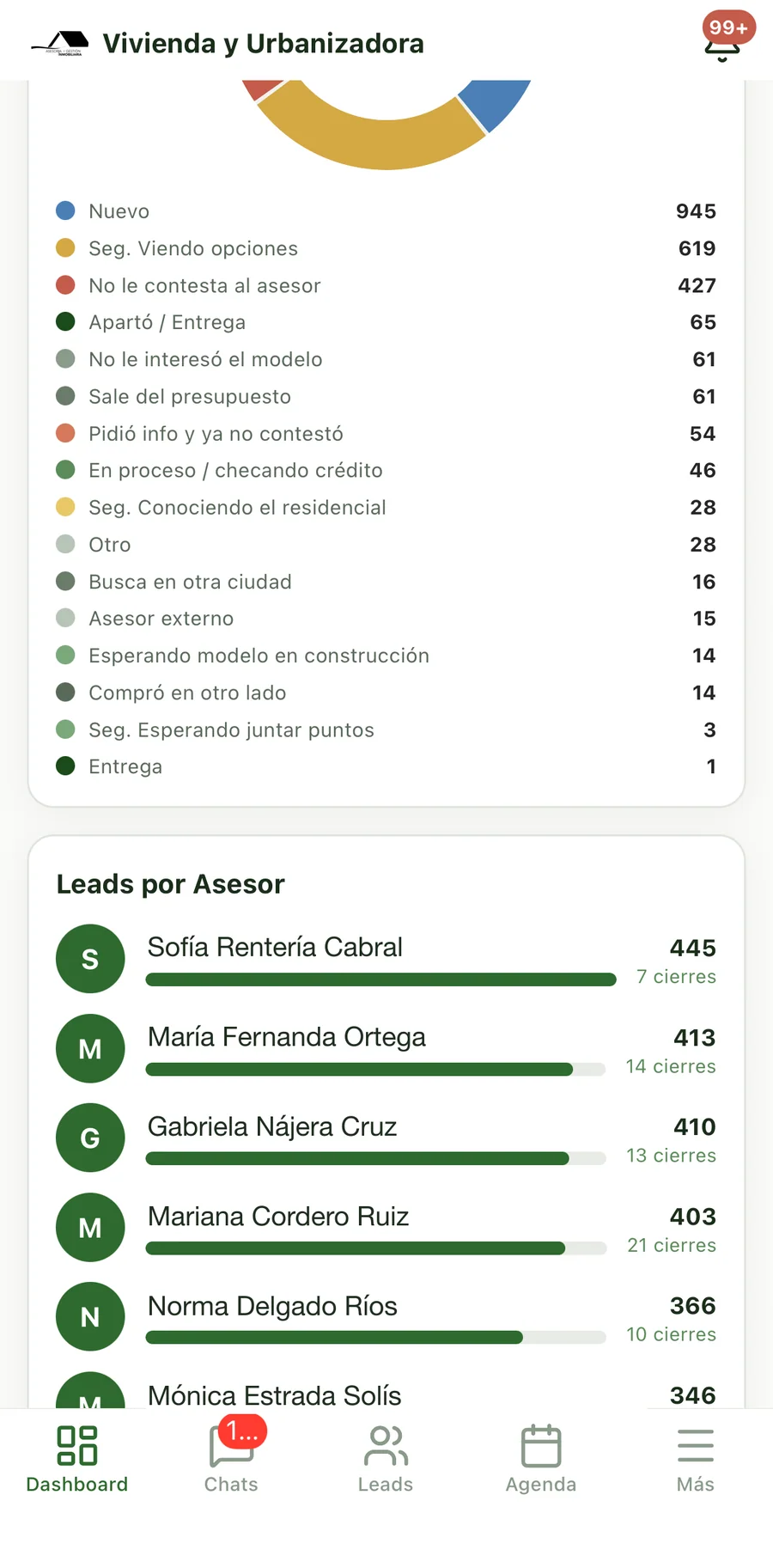 App móvil para asesores — captura 4 de 9