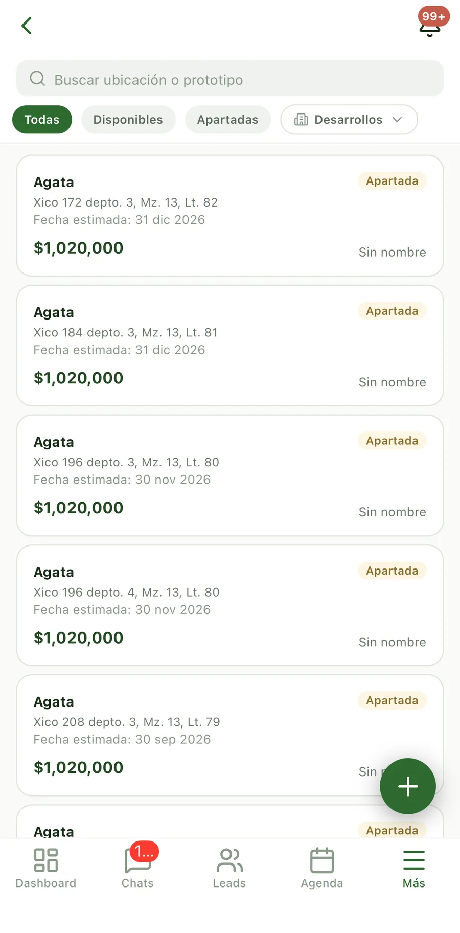 App móvil para asesores — captura 7 de 9