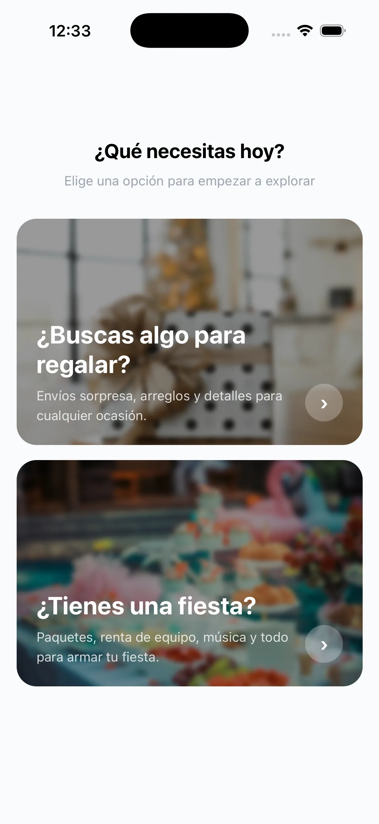 App móvil — captura 1 de 11