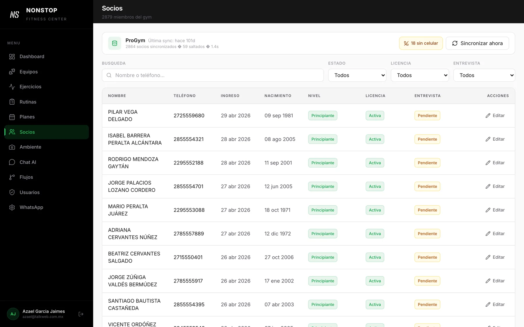 CRM: padrón, adopción y planes semanales — captura 3 de 6