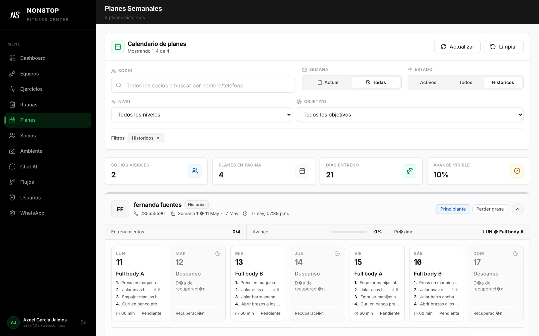 CRM: padrón, adopción y planes semanales — captura 5 de 6